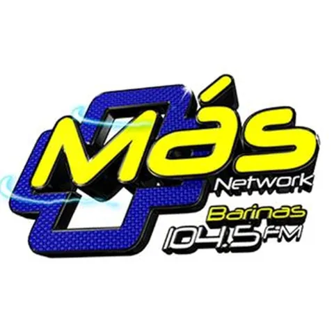 Logo Más Network 104.5 FM