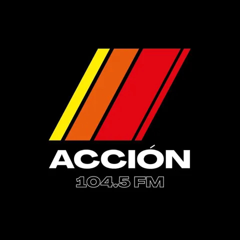 Logo Acción 104.5 FM
