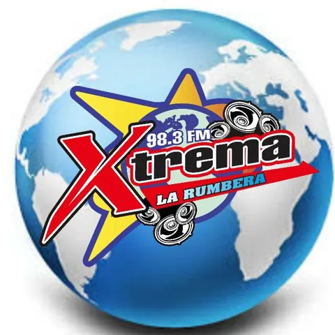 Logo Xtrema 98.3 FM La Rumbera