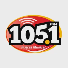 Logo 105.1 FM Fuerza Musical